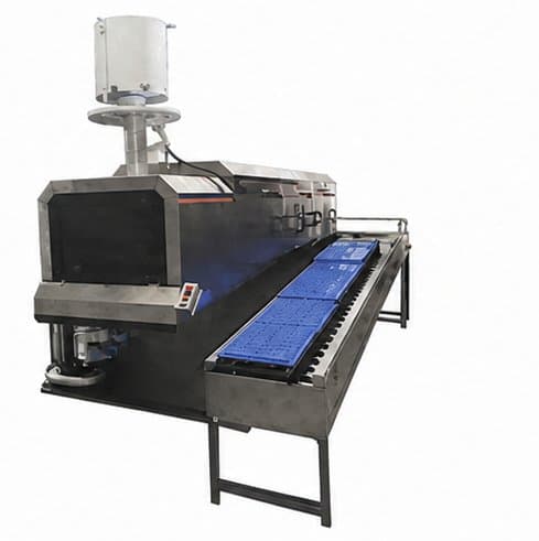 Rotary Drum Type Bin/Crate Washing Machine